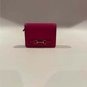 NWT - Michael Kors Fuchsia Wallet with Silver Detail